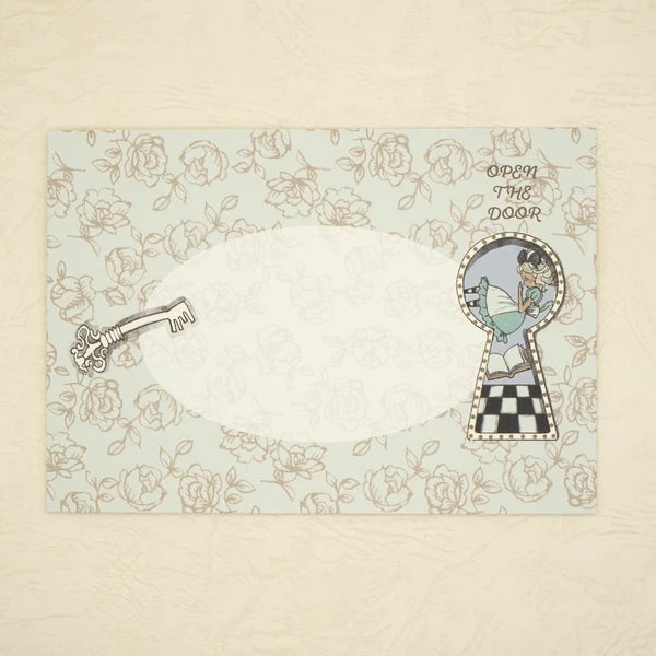 Kinose Printing Alice in Wonderland Open the Door Letter Set