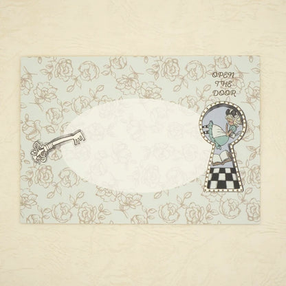 Kinose Printing Alice in Wonderland Open the Door Letter Set