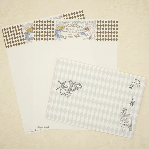 Kinose Printing Alice in Wonderland Letter Set