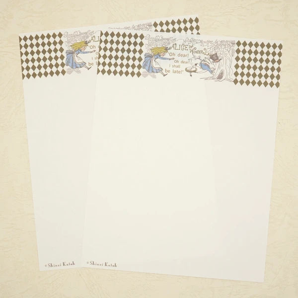 Kinose Printing Alice in Wonderland Letter Set