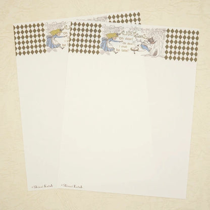 Kinose Printing Alice in Wonderland Letter Set