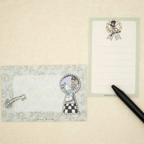 Kinose Printing Alice in Wonderland ML-01017 Mini Letter Set