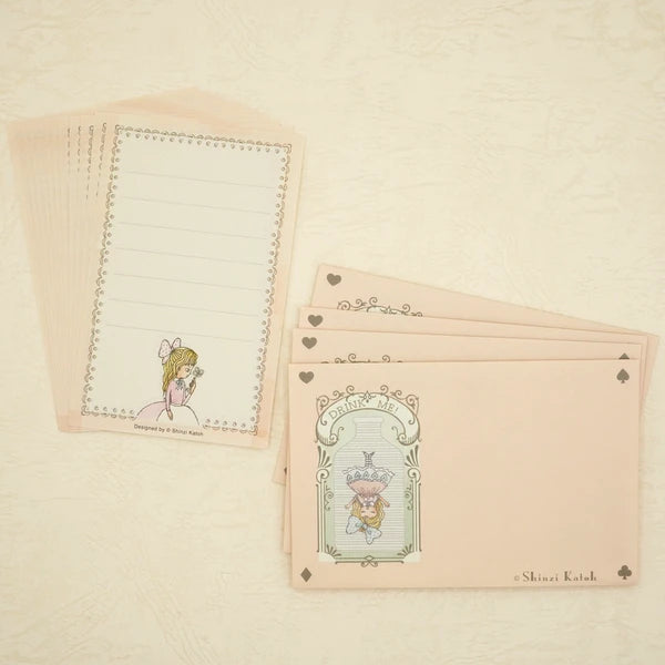 Kinose Printing Alice in Wonderland ML-01018 Mini Letter Set