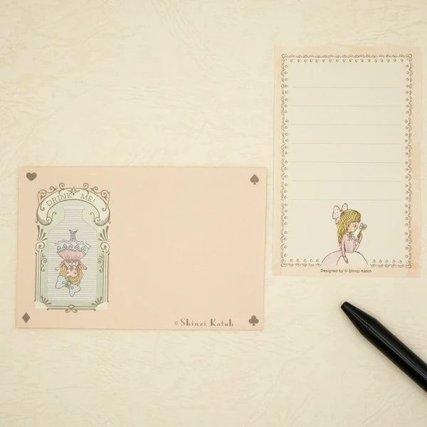Kinose Printing Alice in Wonderland ML-01018 Mini Letter Set
