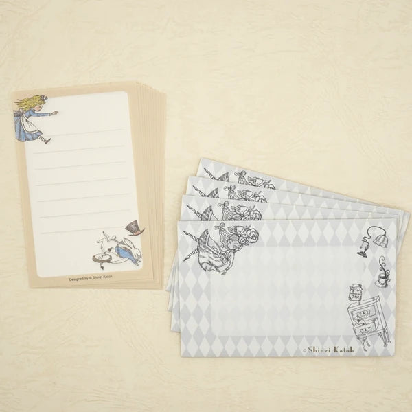 Kinose Printing Alice in Wonderland ML-01019 Mini Letter Set