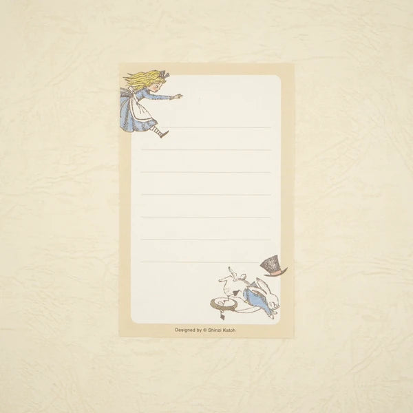 Kinose Printing Alice in Wonderland ML-01019 Mini Letter Set