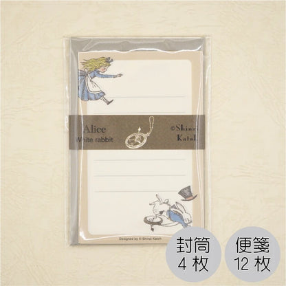 Kinose Printing Alice in Wonderland ML-01019 Mini Letter Set