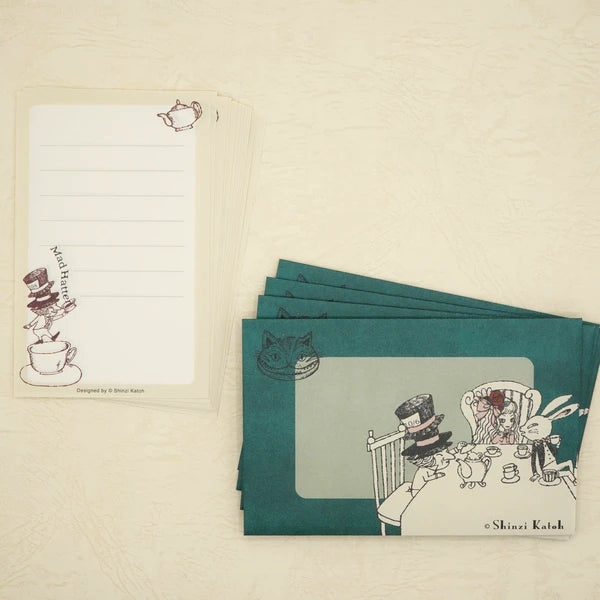 Kinose Printing Alice in Wonderland ML-01020 Mini Letter Set
