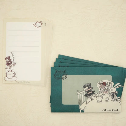 Kinose Printing Alice in Wonderland ML-01020 Mini Letter Set
