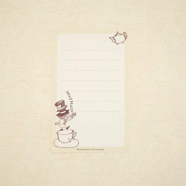 Kinose Printing Alice in Wonderland ML-01020 Mini Letter Set