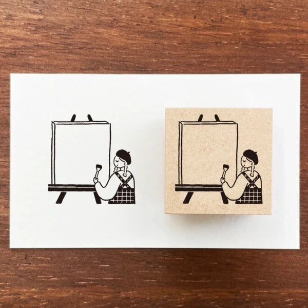 STAMP MARCHE Maaru-Chan Frame Stamp S - Drawing
