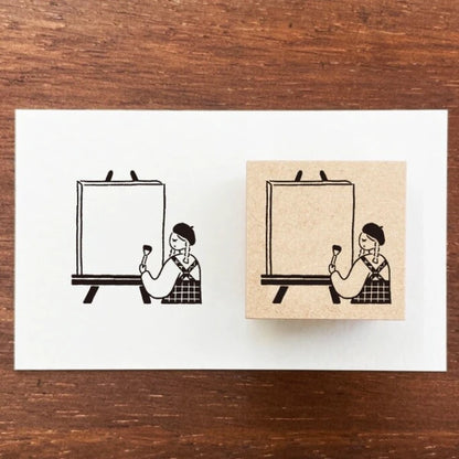 STAMP MARCHE Maaru-Chan Frame Stamp S - Drawing