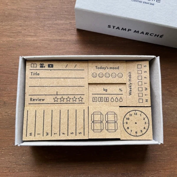 STAMP MARCHE Planner Stamp Box 02