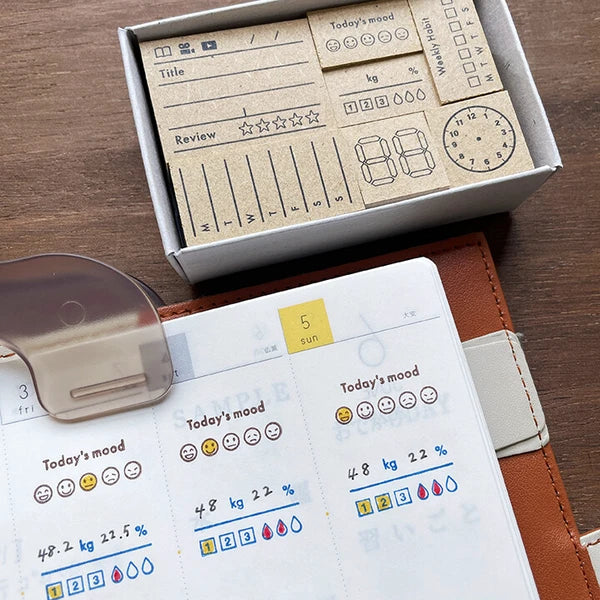 STAMP MARCHE Planner Stamp Box 02