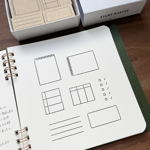 STAMP MARCHE Planner Stamp Box 03