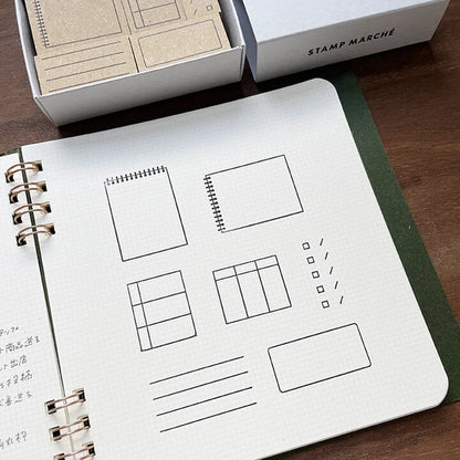 STAMP MARCHE Planner Stamp Box 03