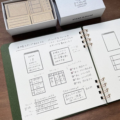 STAMP MARCHE Planner Stamp Box 03