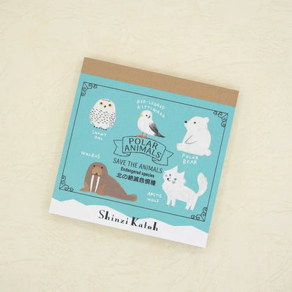 Kinose Printing Northern Endangered Species Block Memo Pad
