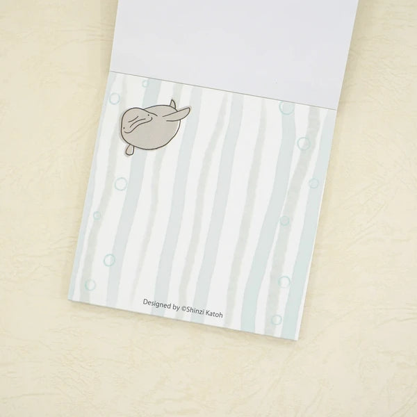 Kinose Printing Endangered Marine Species Block Memo Pad