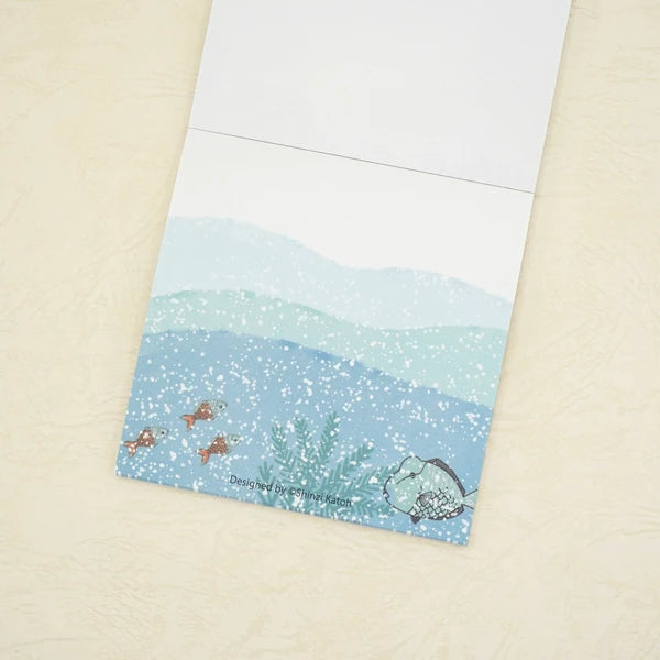 Kinose Printing Endangered Marine Species Block Memo Pad