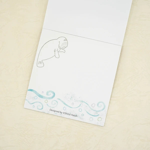 Kinose Printing Endangered Marine Species Block Memo Pad