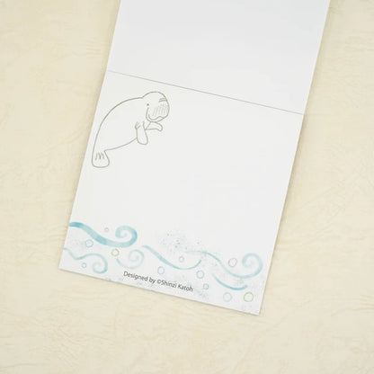 Kinose Printing Endangered Marine Species Block Memo Pad