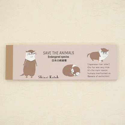 Kinose Printing Extinct Species of Japan Mini Letter Pad