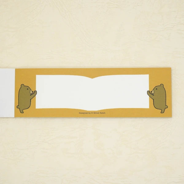 Kinose Printing Endangered Bears and Friends Mini Letter Pad