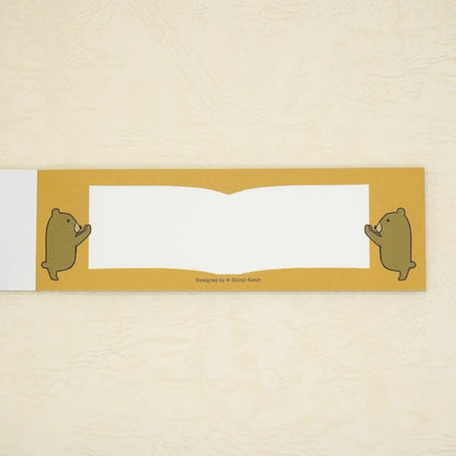 Kinose Printing Endangered Bears and Friends Mini Letter Pad