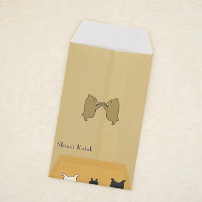 Kinose Printing Endangered Bears and Friends Money Envelope
