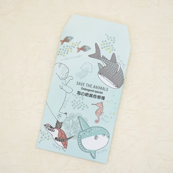 Kinose Printing Endangered Marine Species Money Envelope