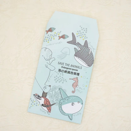 Kinose Printing Endangered Marine Species Money Envelope