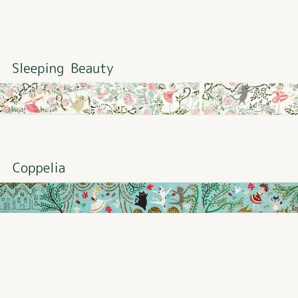 SEAL-DO PRINTING Ballet Nekonekone Kirapika Masking Tape Display Set
