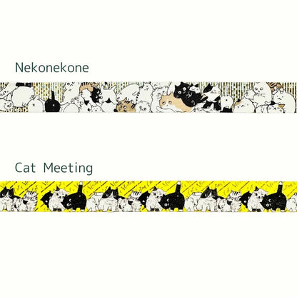 SEAL-DO PRINTING Ballet Nekonekone Kirapika Masking Tape Display Set