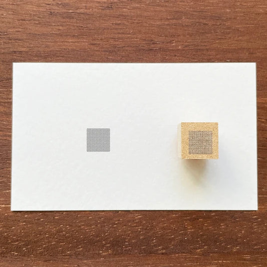 STAMP MARCHE Halftone Square 8mm Rubber Stamp