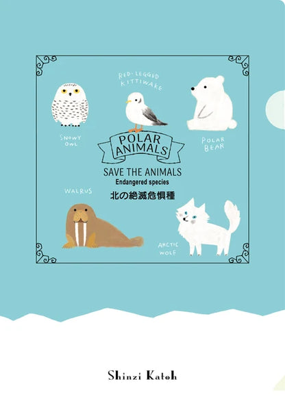 Kinose Printing Northern Endangered Species A4 Clear File