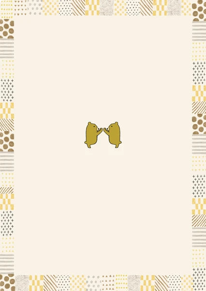 Kinose Printing Endangered Bears and Friends A4 Clear File