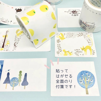 SEAL-DO PRINTING Shinzi Katoh Roll Sticky Notes - Yamanashi
