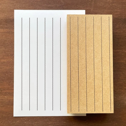 STAMP MARCHE Ruled Line Rubber Stamp - Writing Paper