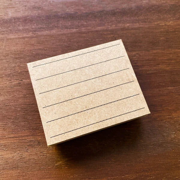 STAMP MARCHE Ruled Line Rubber Stamp - Block Memo