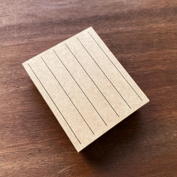 STAMP MARCHE Ruled Line Rubber Stamp - Block Memo