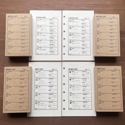 STAMP MARCHE Wish List Rubber Stamp