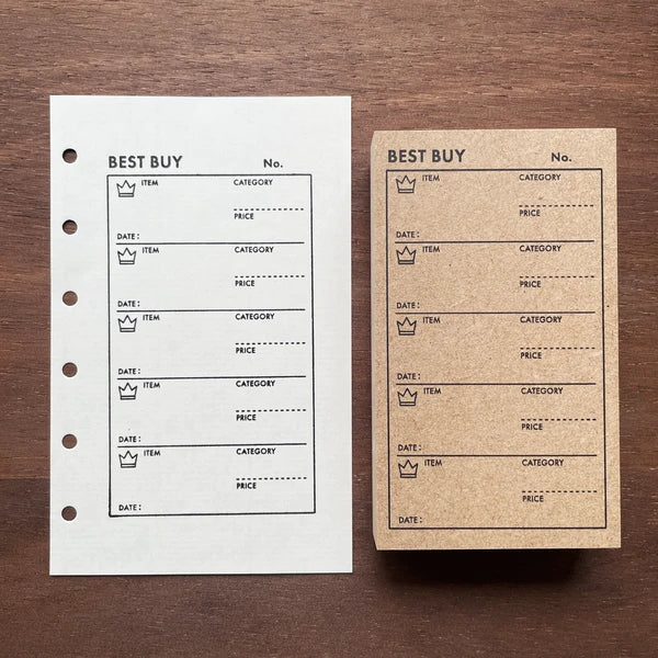 STAMP MARCHE Good Purchases List Rubber Stamp