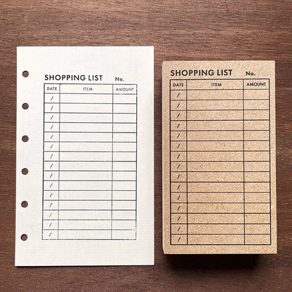 STAMP MARCHE Shopping List Rubber Stamp