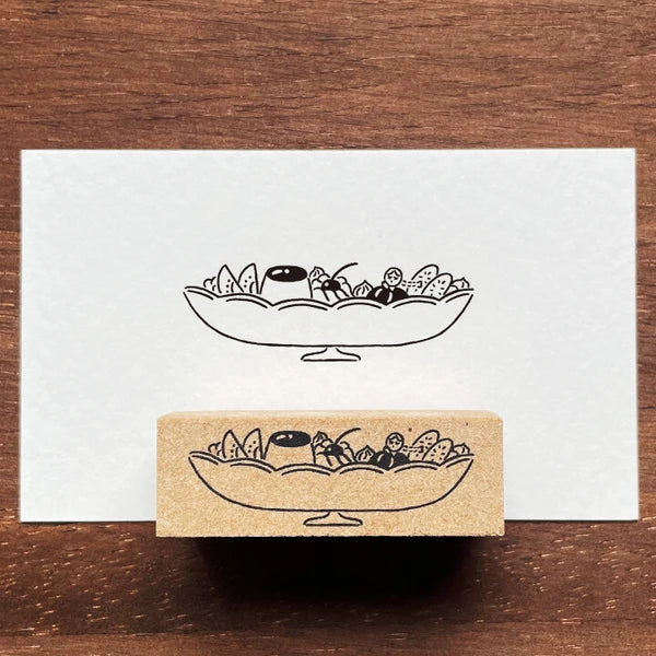 STAMP MARCHE Maaru-chan Title Stamp - Pudding A La Mode