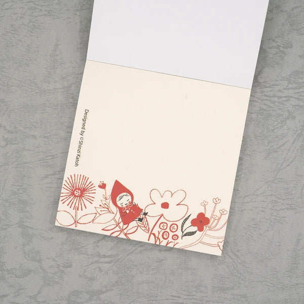 Kinose Printing Little Red Riding Hood Block Memo Pad