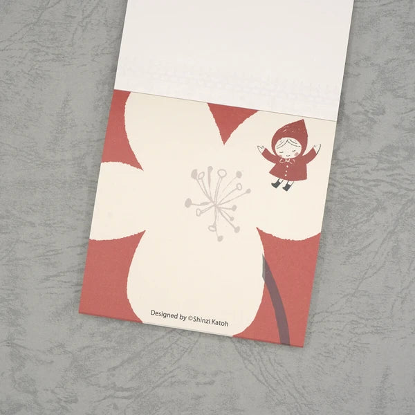 Kinose Printing Little Red Riding Hood Block Memo Pad
