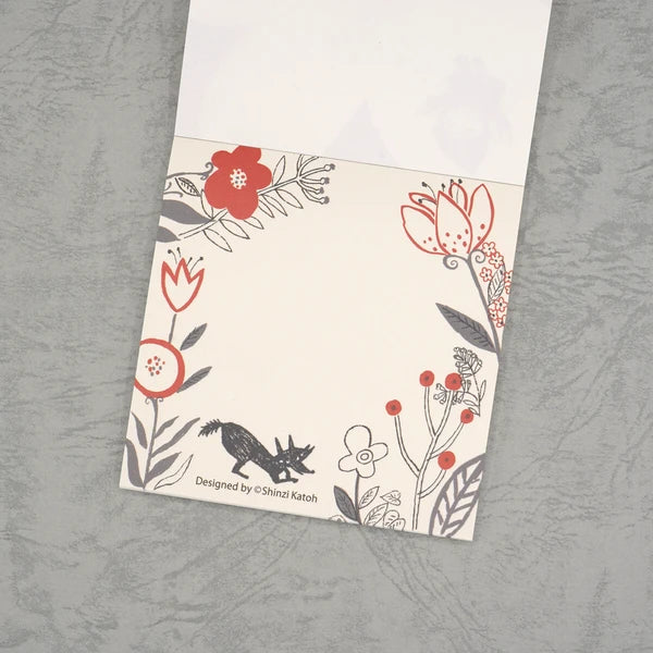 Kinose Printing Little Red Riding Hood Block Memo Pad
