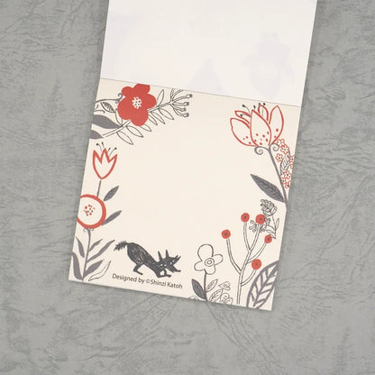 Kinose Printing Little Red Riding Hood Block Memo Pad