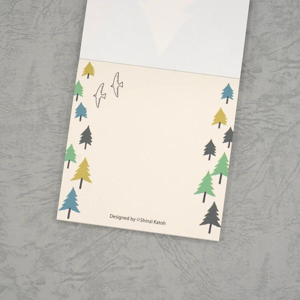 Kinose Printing Little Red Riding Hood Block Memo Pad